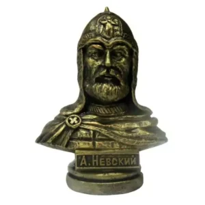 Бюст "Александр Невский", в патине