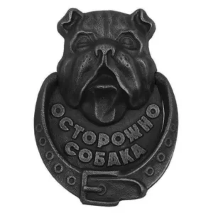 Ручка-стучалка дверная "Бульдог"